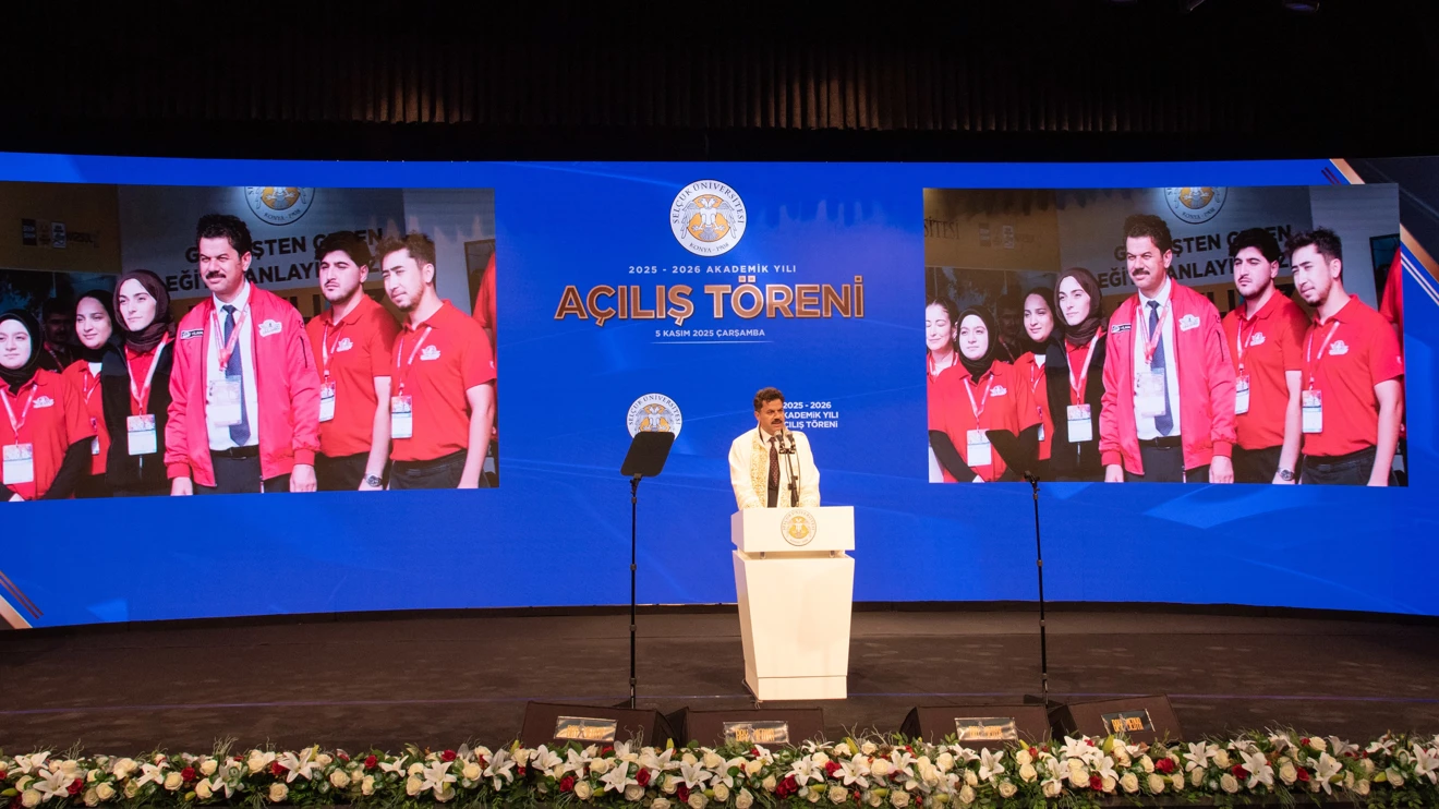 Selçuk Üniversitesi akademik yıl açılışı, Bakan Ali Yerlikaya’nın katılımıyla gerçekleşti